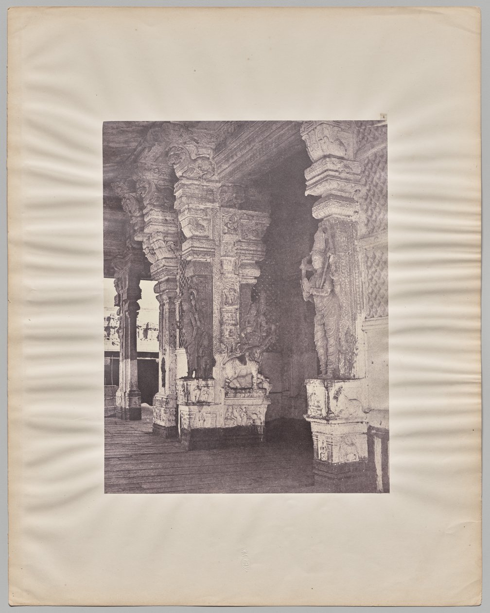 Pudhu Mandapa di Tirumal Nayak (r. 1623-59), Tempio Minakshi Sundareshvara, Madurai da Captain Linnaeus Tripe