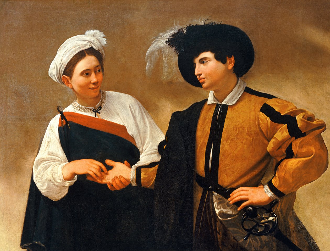 La Chiromante da Michelangelo Merisi Caravaggio