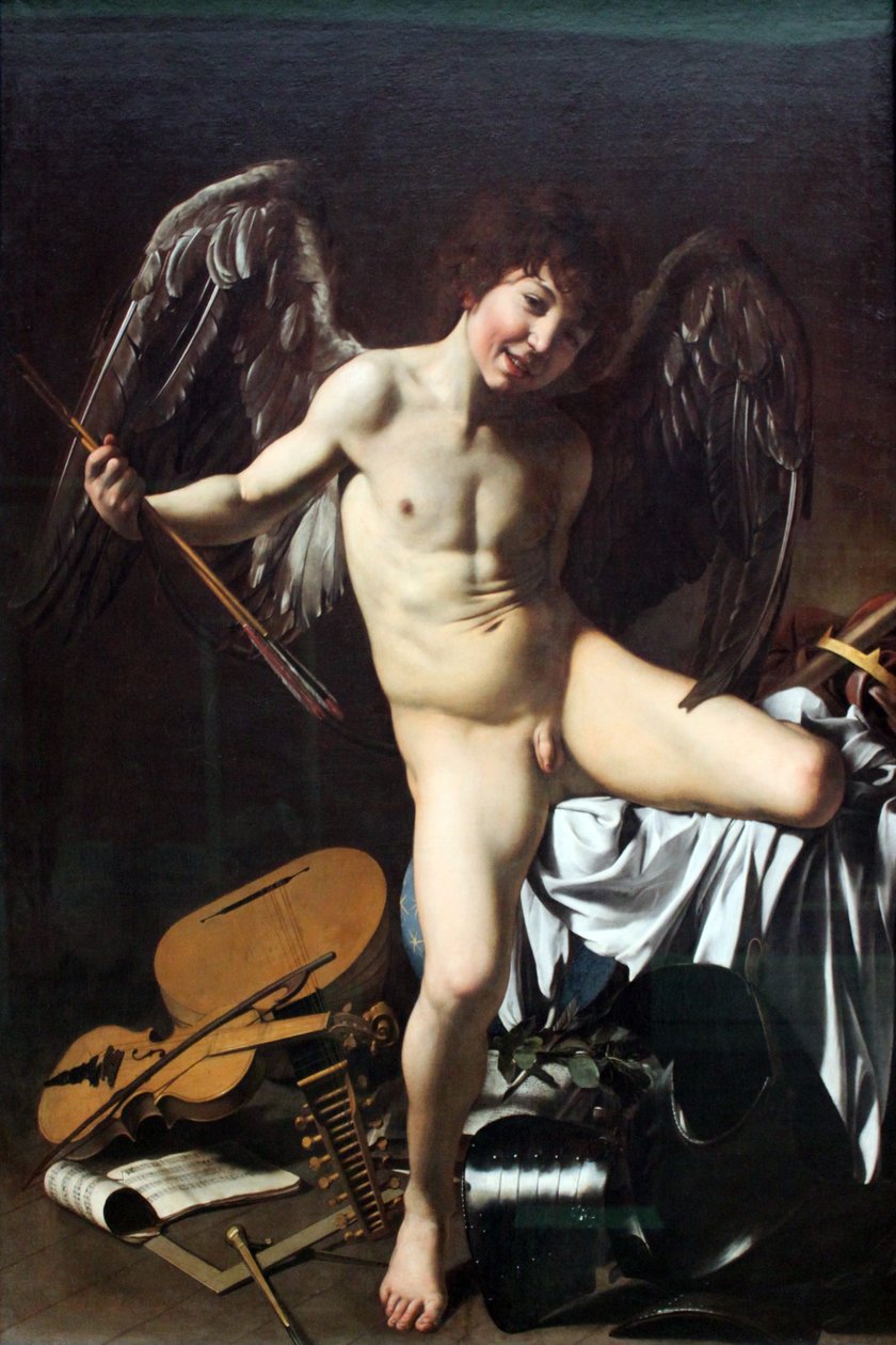 Tedesco: Amor als Sieger Amor Vincit Omnia da Caravaggio