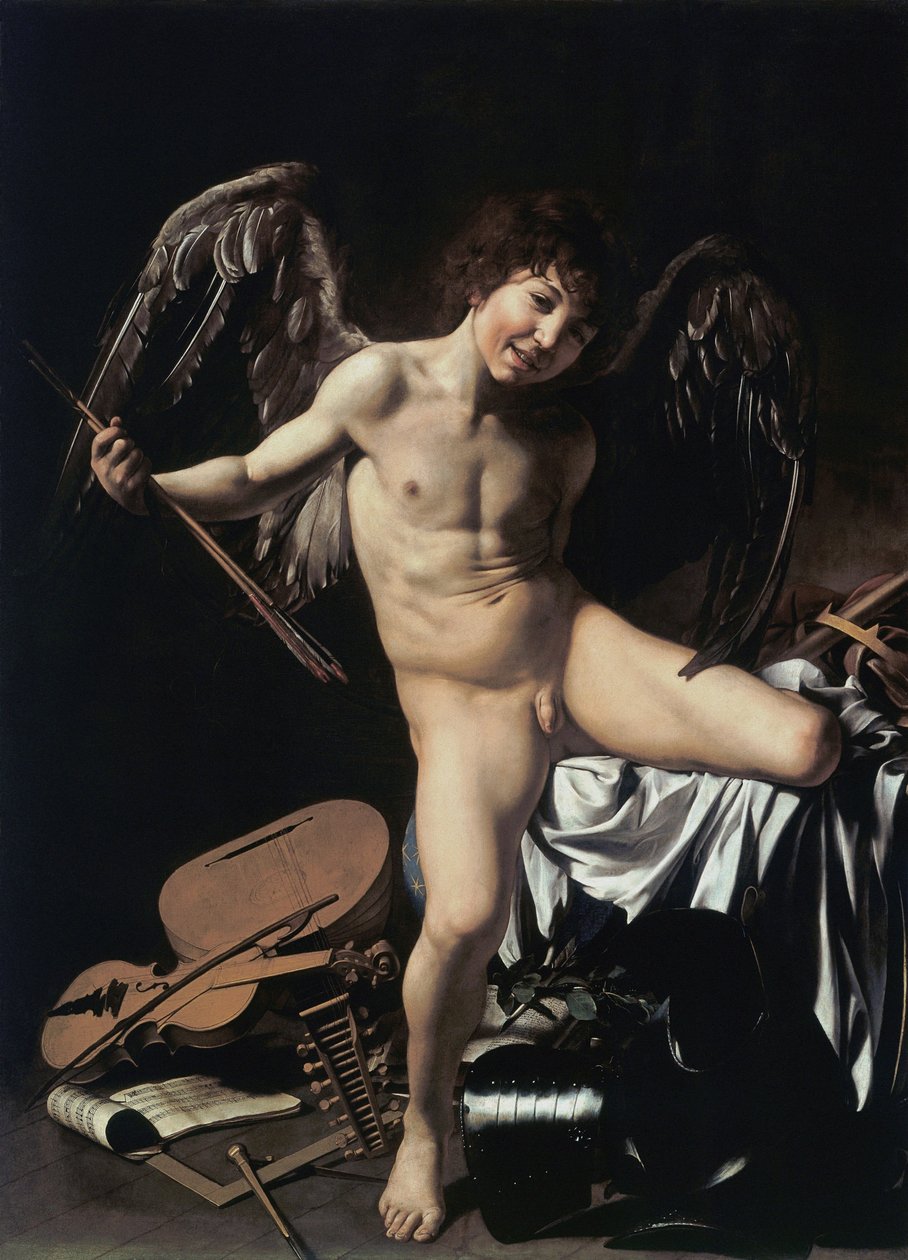 Tedesco: Amor als Sieger Amor Vincit Omnia da Caravaggio