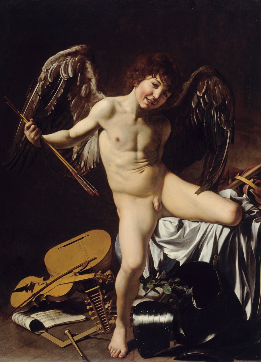 Tedesco: Amor als Sieger Amor Vincit Omnia da Caravaggio