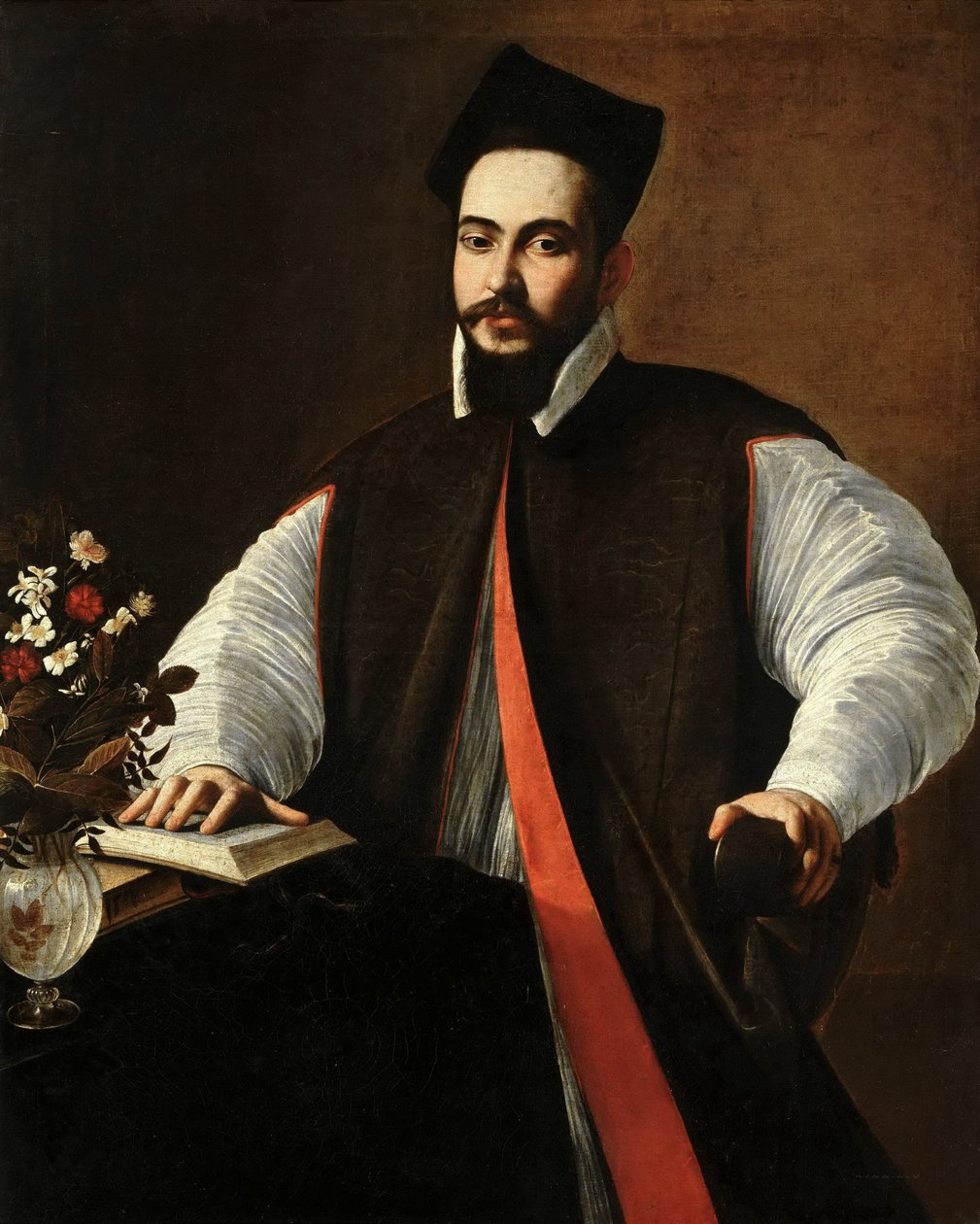 Italian: Ritratto di Maffeo Barberini Portrait of Maffeo Barberini (Pope Urban VIII) da Caravaggio