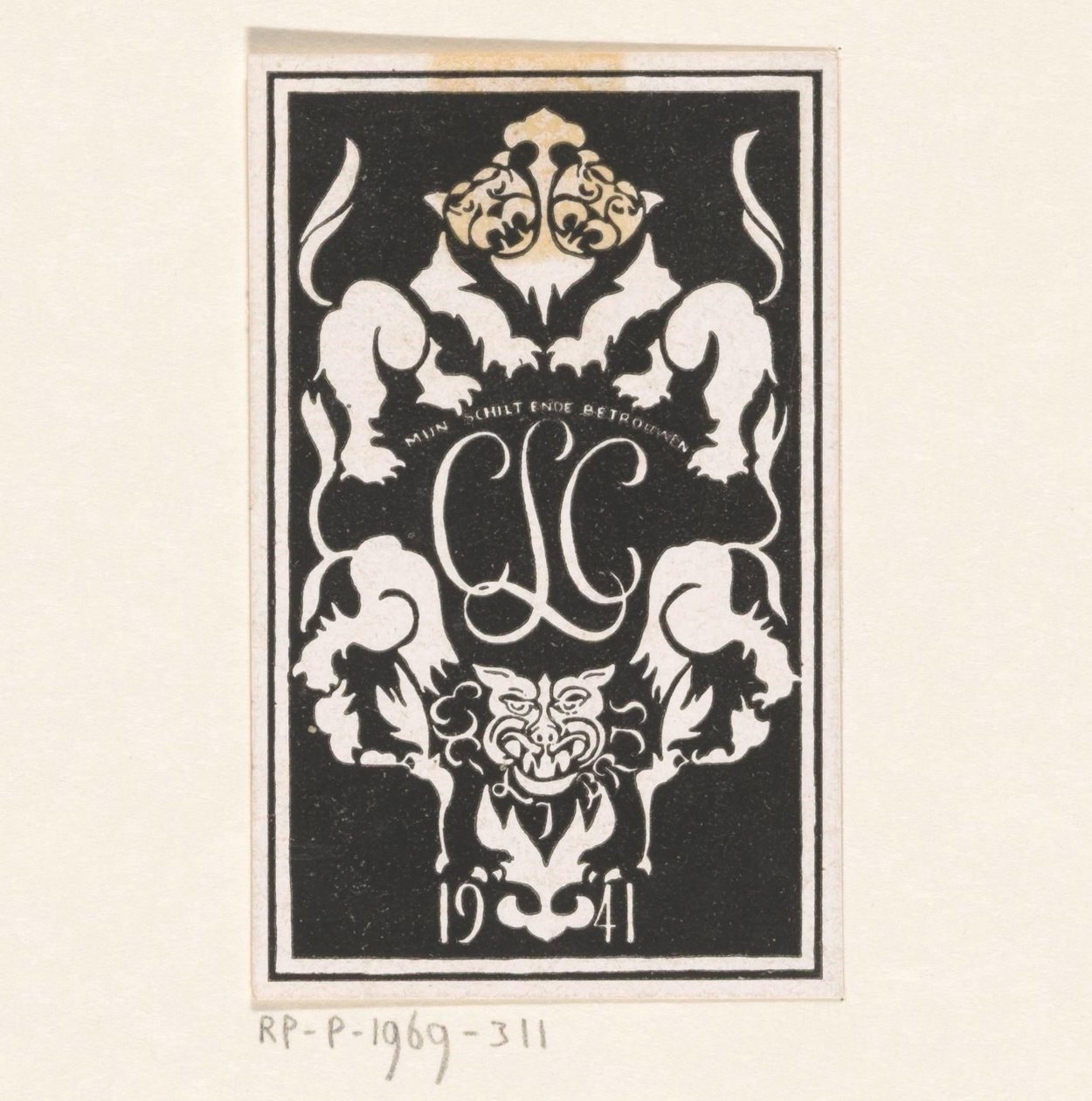Ex libris di Carel Lion Cachet da Carel Adolph Lion Cachet