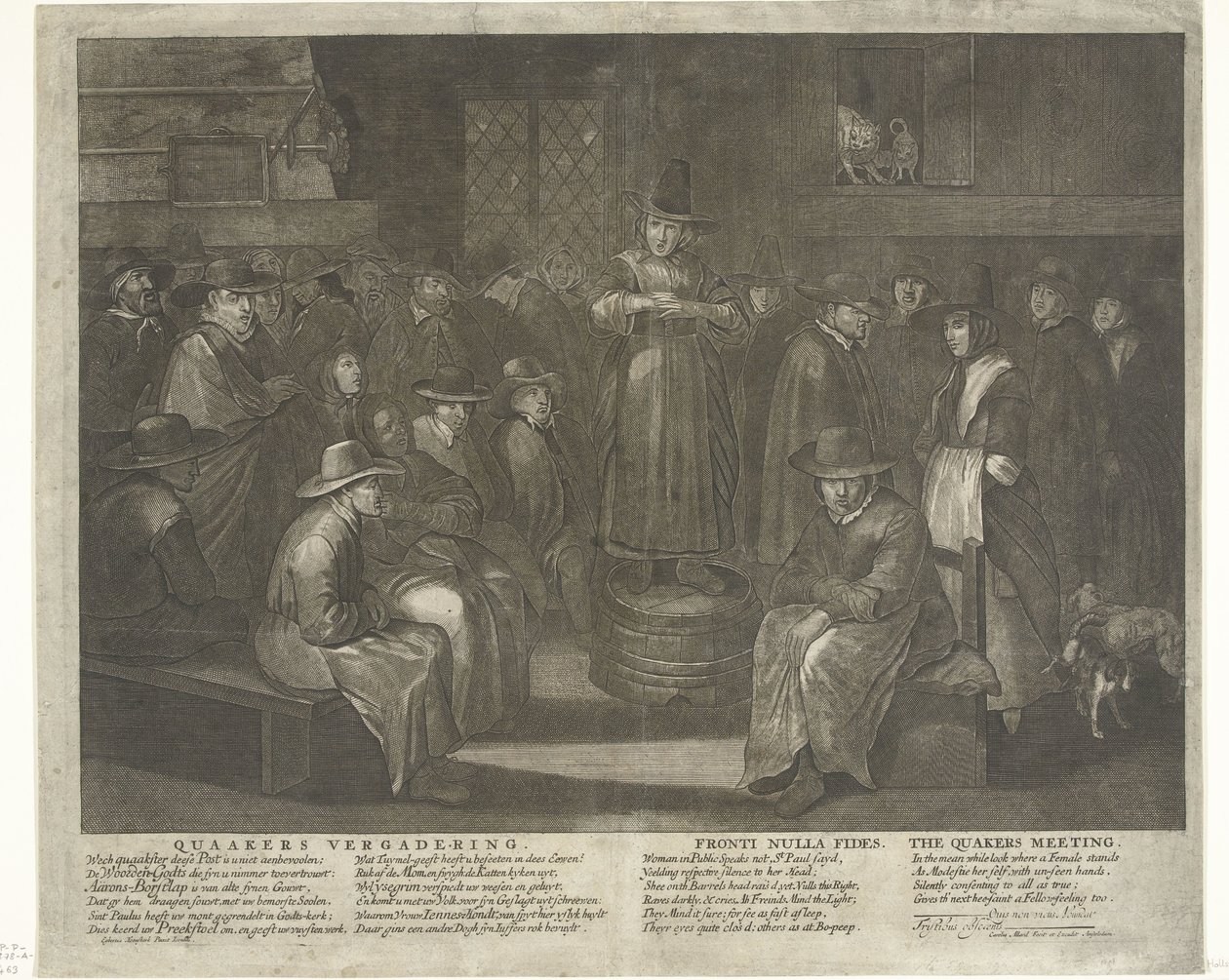 Riunione dei Quaccheri da Carel Allard