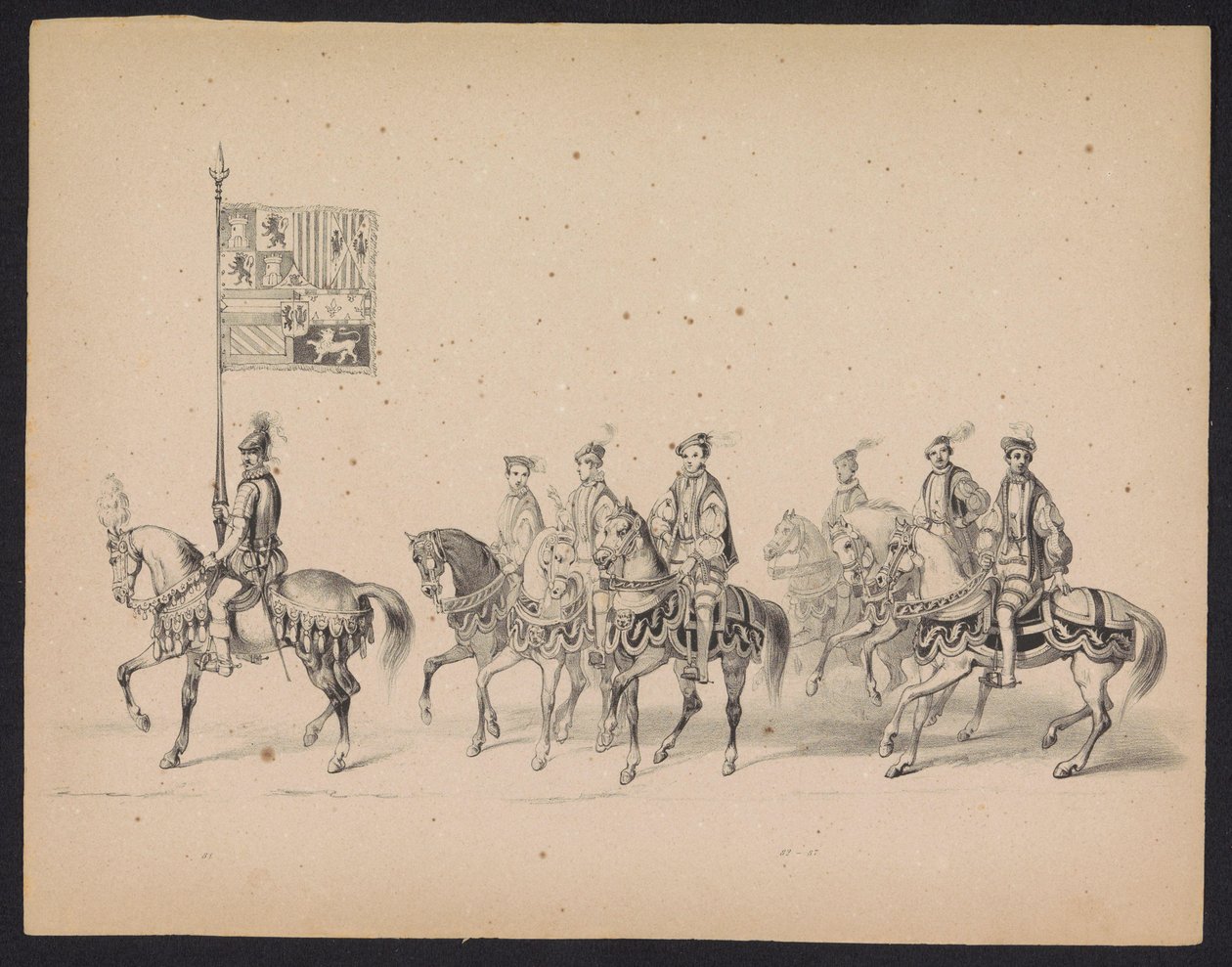 Mascherata degli studenti di Utrecht, 1846 (tavola 15) da Carel Christiaan Antony Last