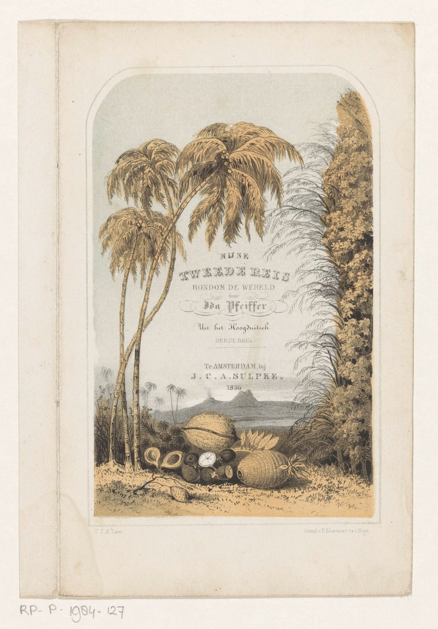 Paesaggio tropicale da Carel Christiaan Antony Last