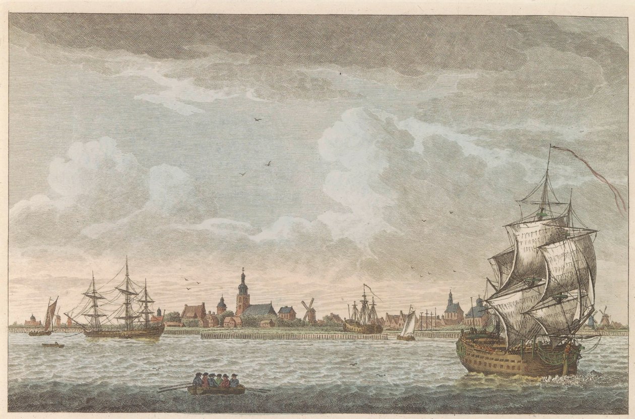 Vista su Hoorn, ca. 1790 da Carel Frederik Bendorp (I)