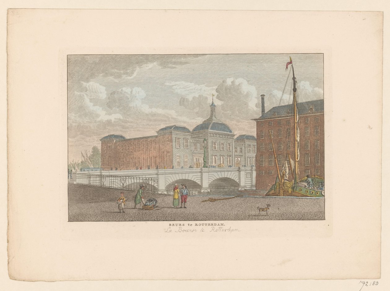 Veduta della Borsa di Rotterdam da Carel Frederik Bendorp (I)