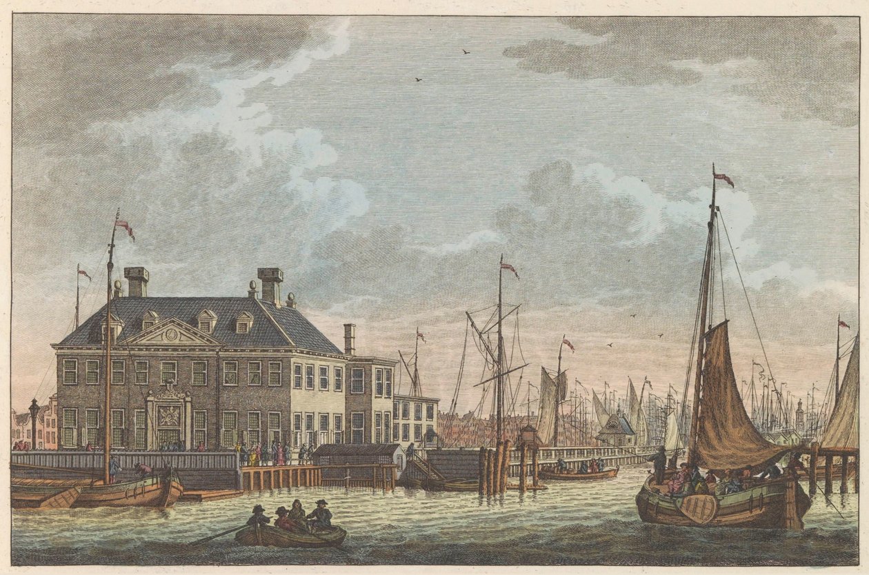 Vista della Nuova Locanda Comunale, ca. 1790 da Carel Frederik Bendorp (I)