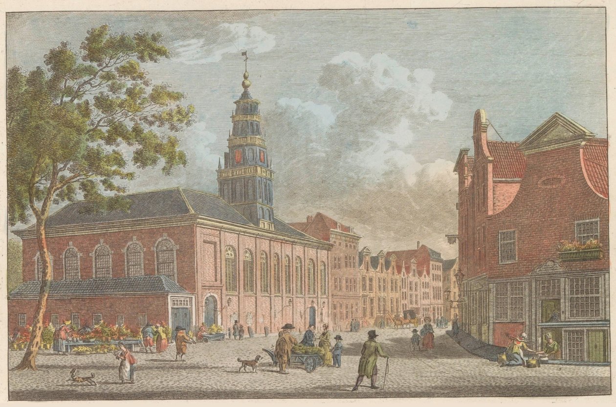 Chiesa Valdese a Rotterdam, ca. 1790 da Carel Frederik Bendorp (I)