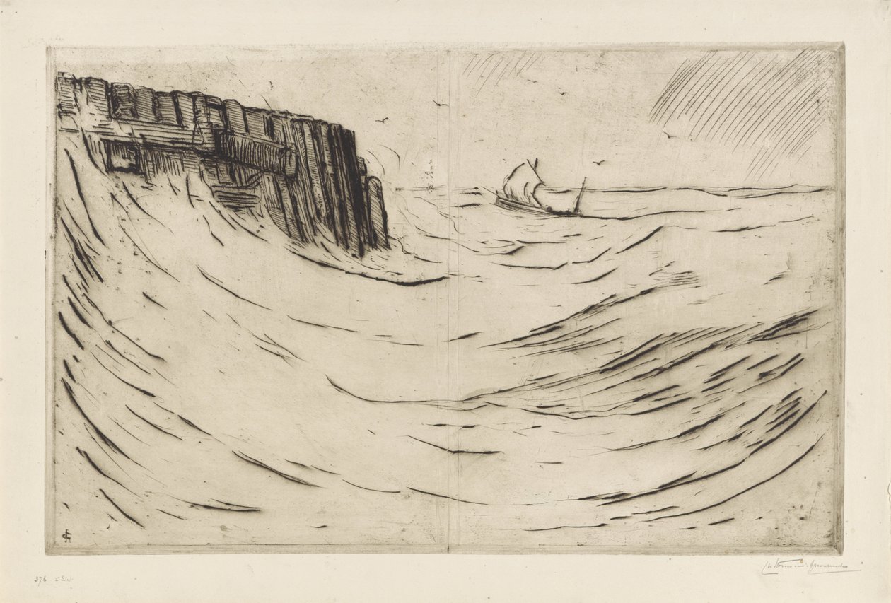 Molo a Vlissingen da Carel Nicolaas Storm van 