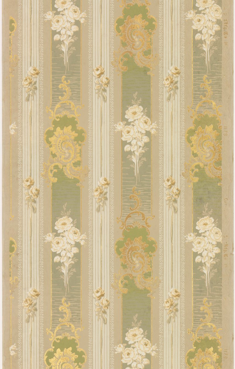 Carta da parati da Carey Bros. W.P. Mfg. Co.