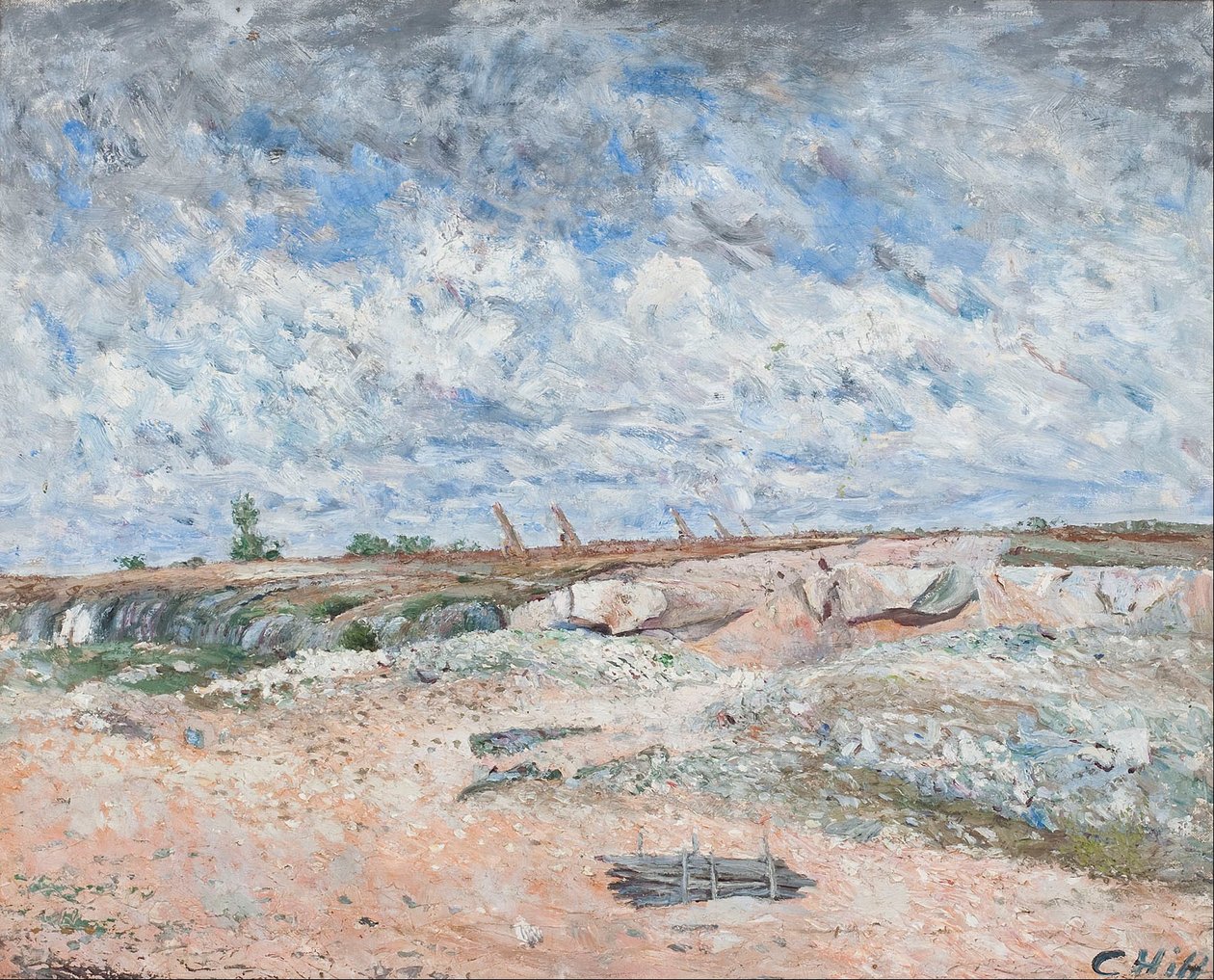 Paesaggio con nuvole vaganti da Carl Fredrik Hill