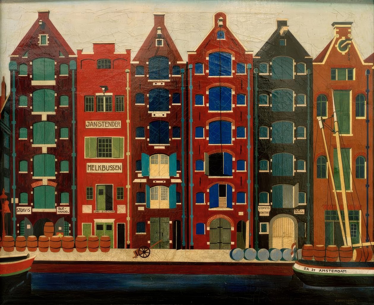 Amsterdam, Brouwersgracht da Carl Grossberg