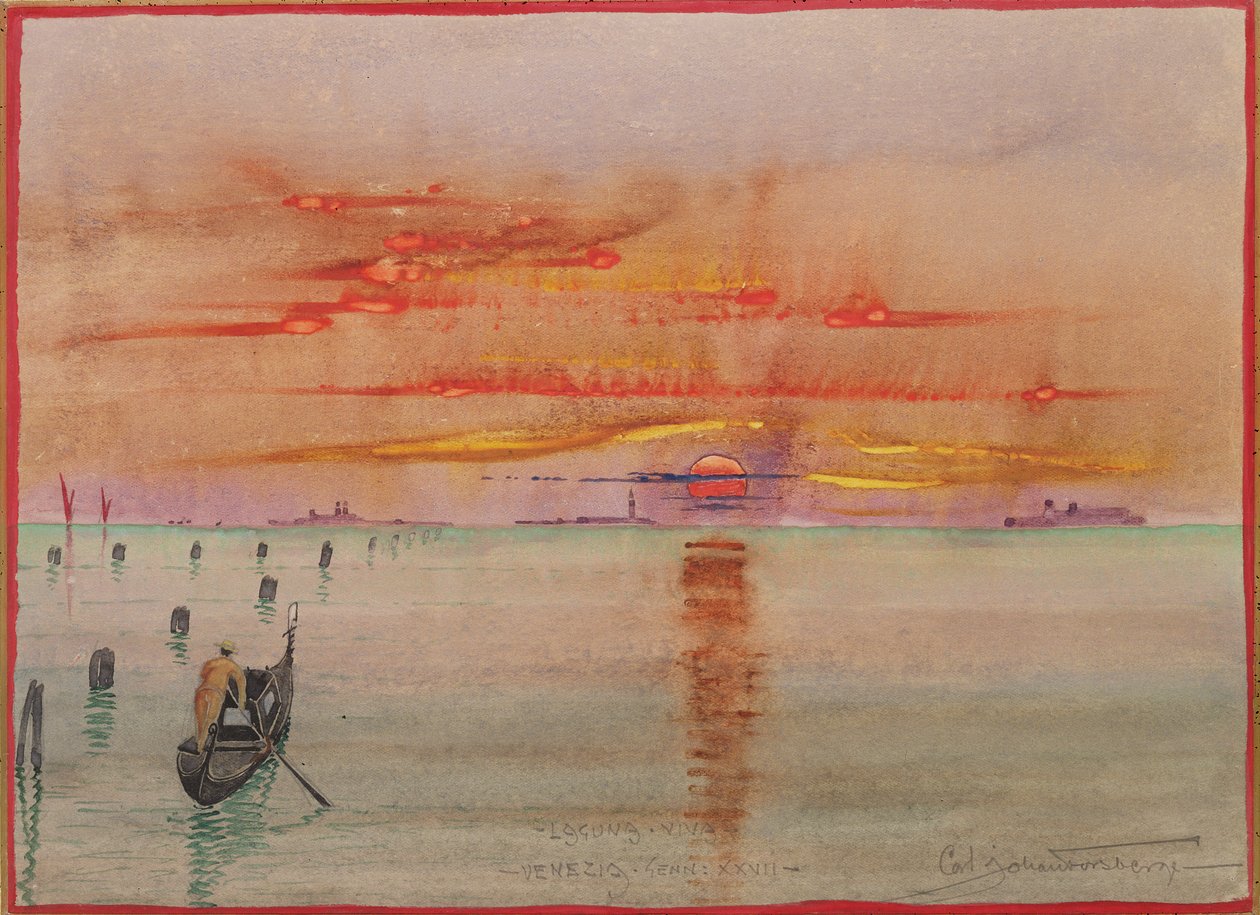 Lago Viva, Venezia, 1927 da Carl Johan Forsberg