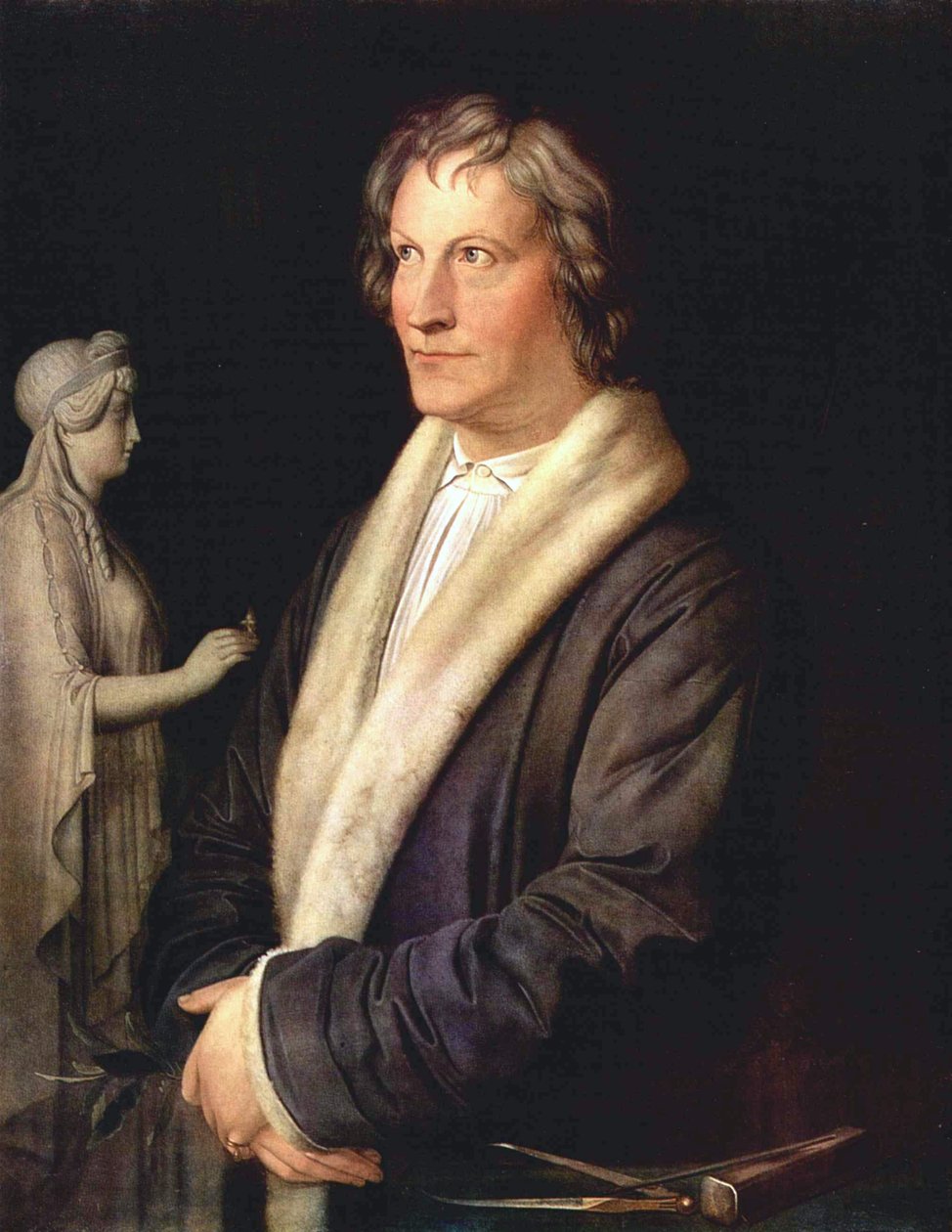 Ritratto dello scultore danese Bertel Thorvaldsen da Carl Joseph Begas
