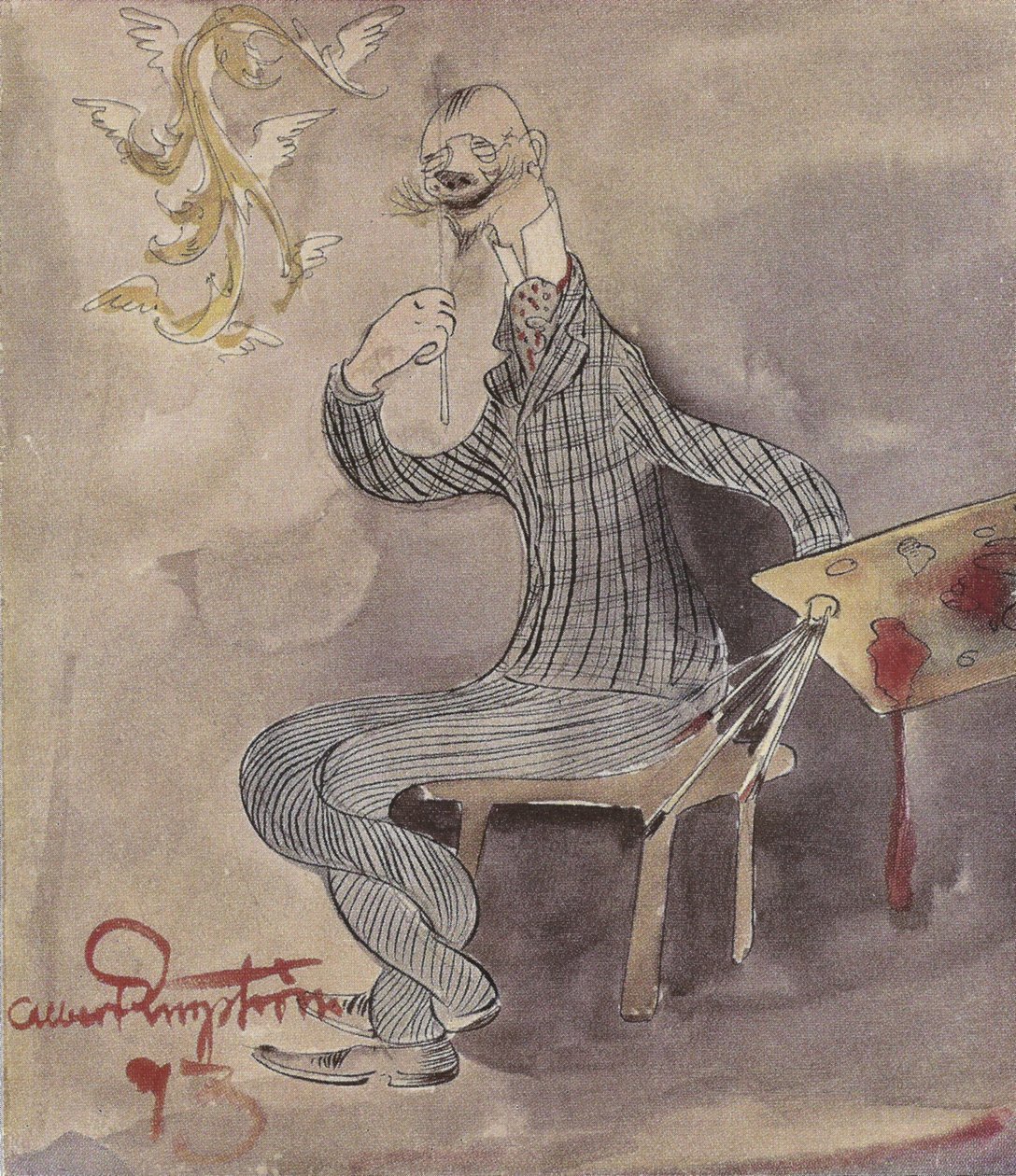 Caricatura di Carl Larsson da Carl Larsson