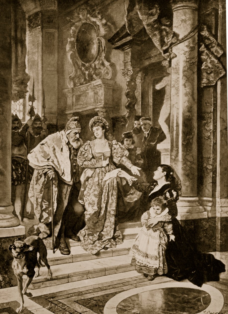 Un richiedente davanti al Doge da Carl Ludwig Friedrich Becker