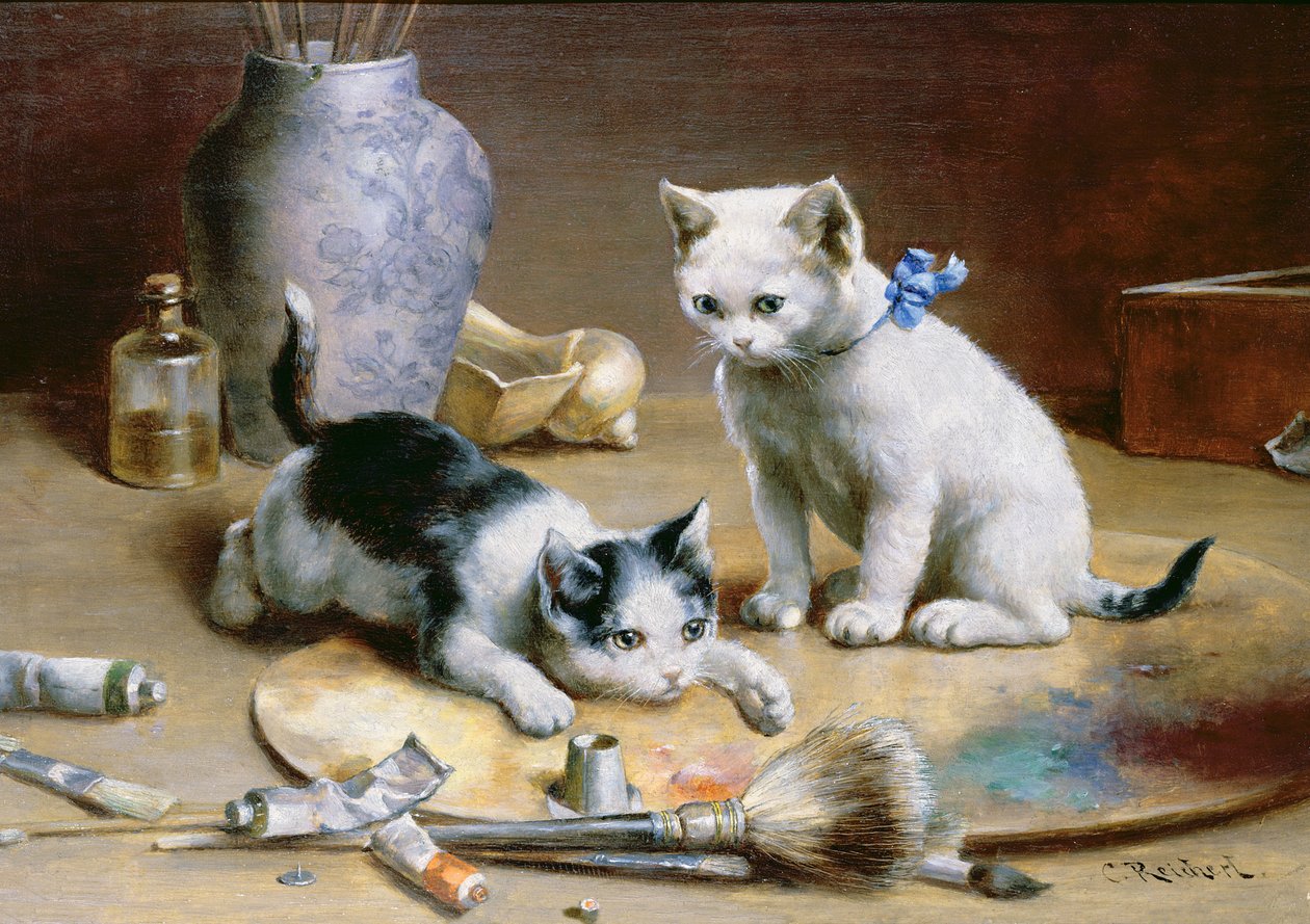 Assistenti di studio (pannello) da Carl Reichert