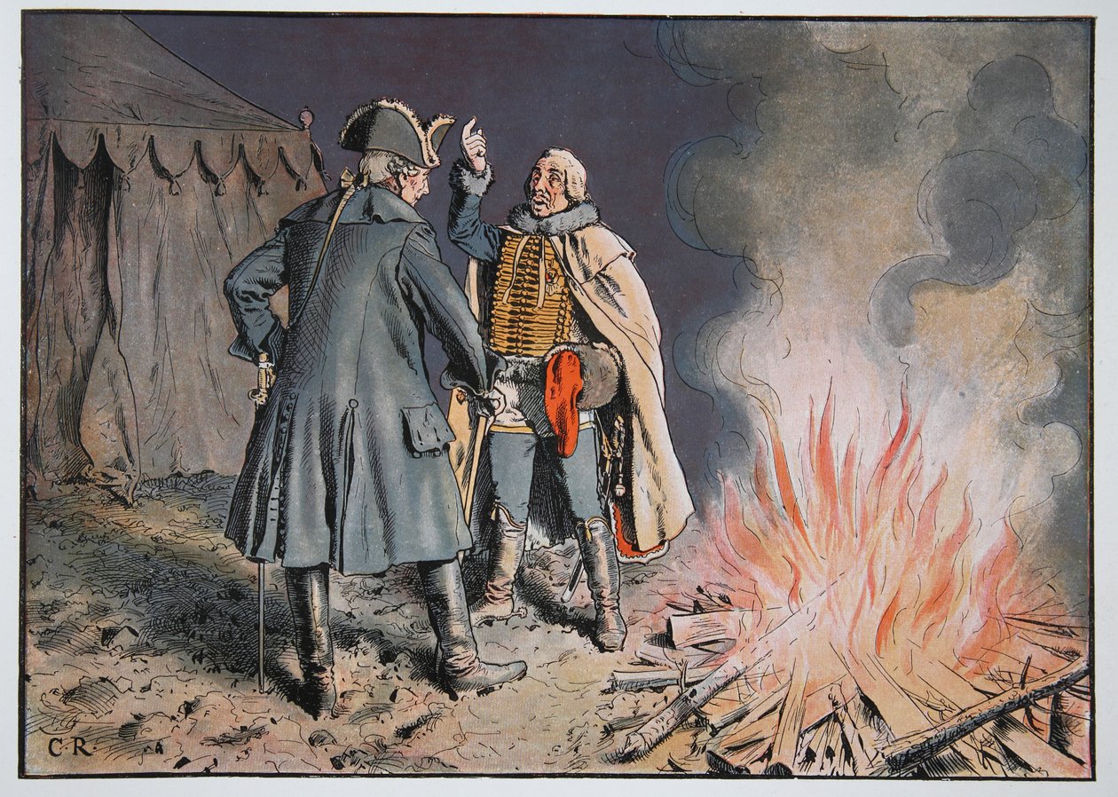 Nel campo di Bunzelwitz, settembre 1761 da Carl Röchling