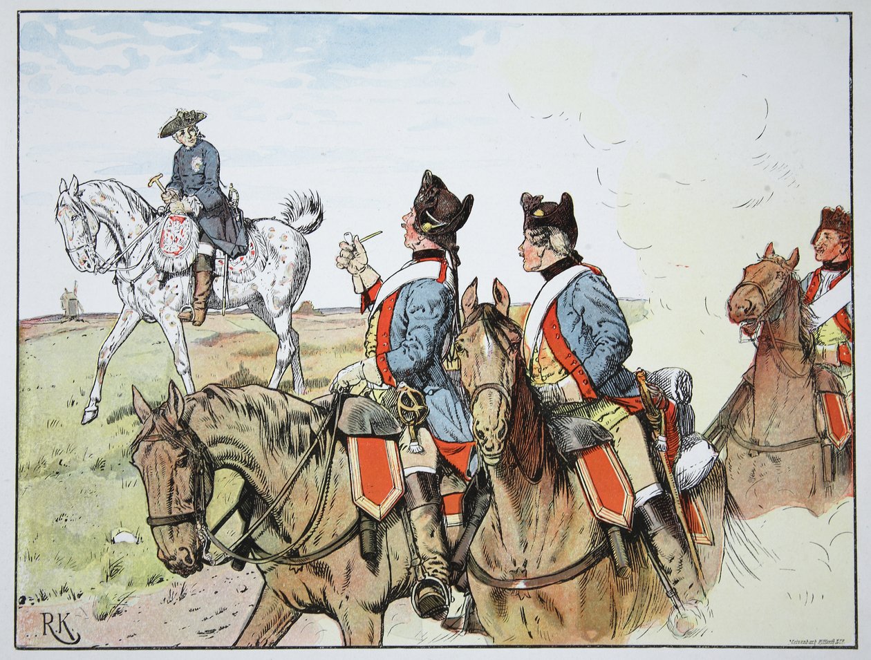 Il re dei suoi dragoni da Carl Röchling