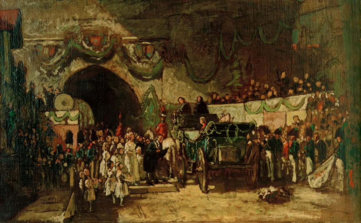 Arrivo del Serenissimo da Carl Spitzweg