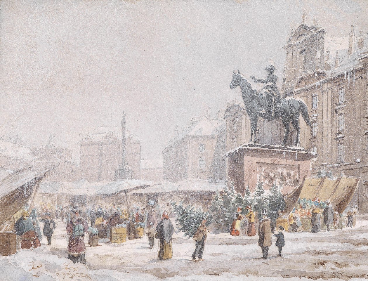 Mercatino di Natale Am Hof da Carl Wenzel Zajicek