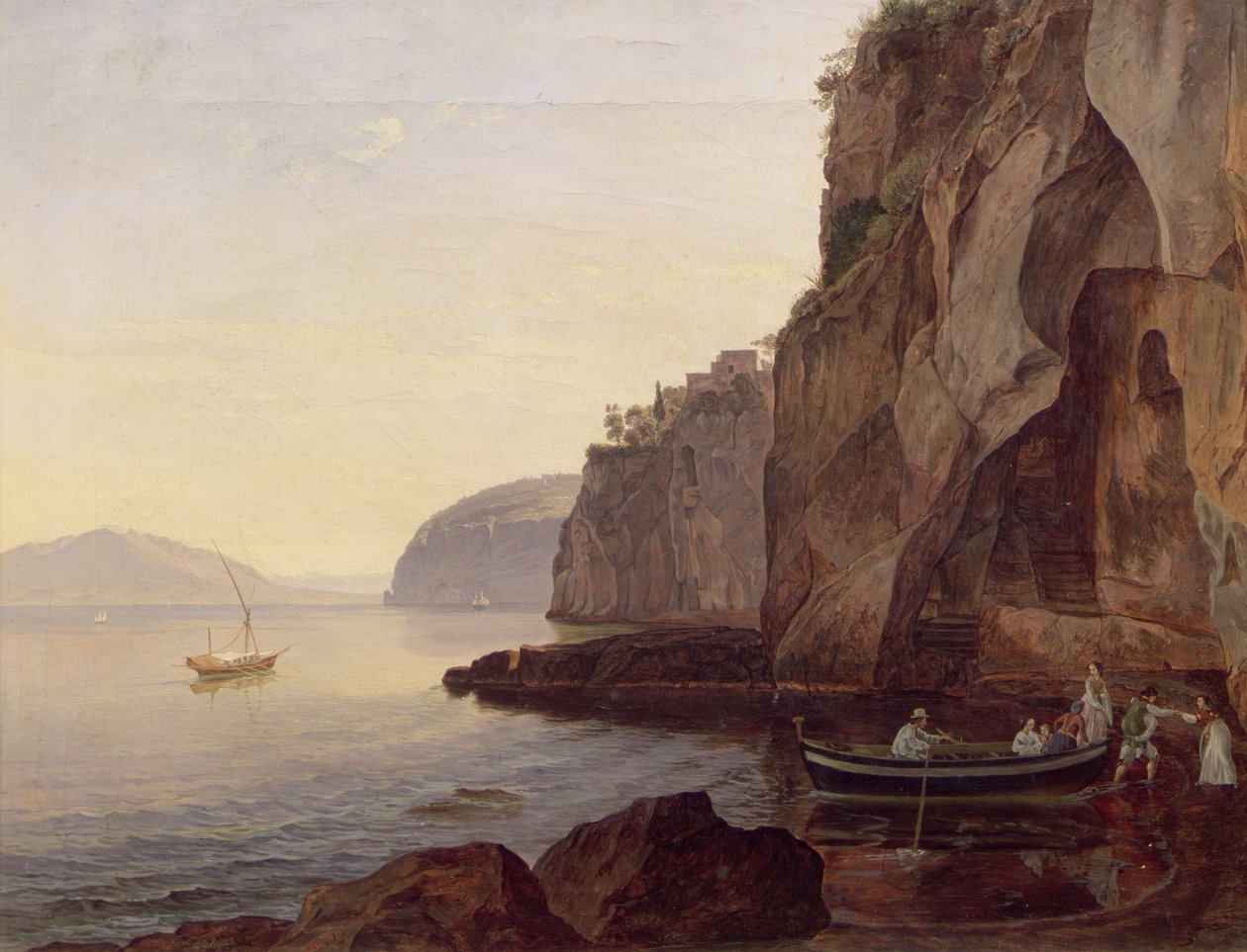 Cocumella vicino a Sorrento, 1827 da Carl Wilhelm Goetzloff
