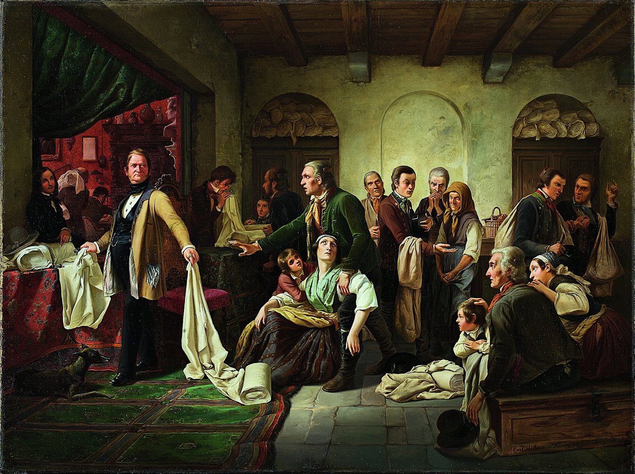I tessitori slesiani da Carl Wilhelm Hübner