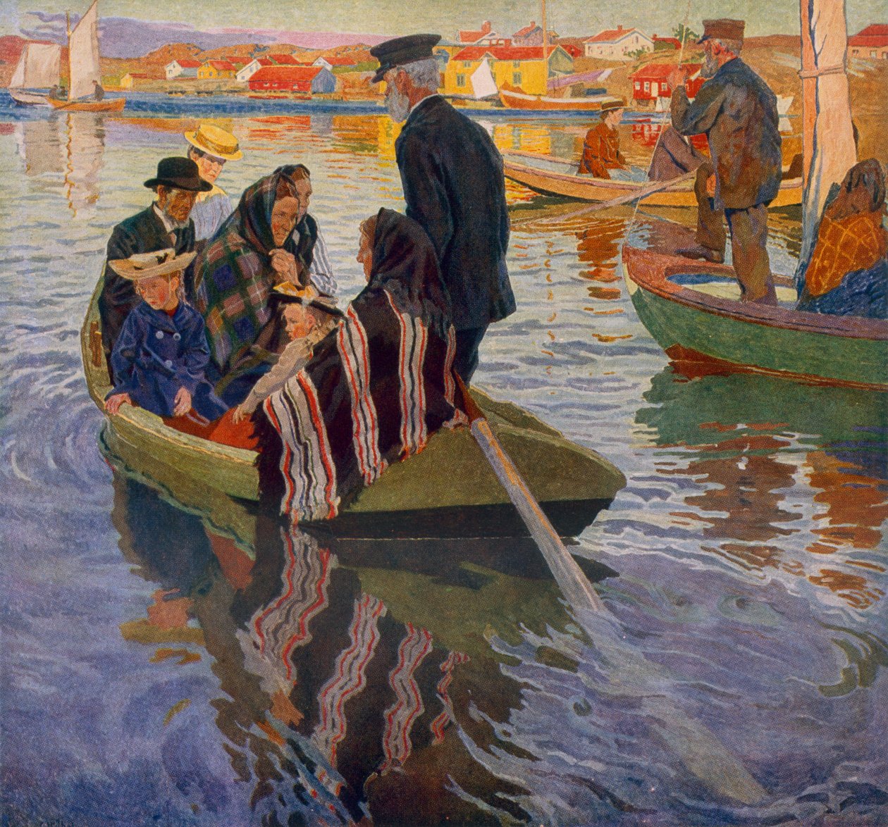 Gente di chiesa da Carl Wilhelm Wilhelmson