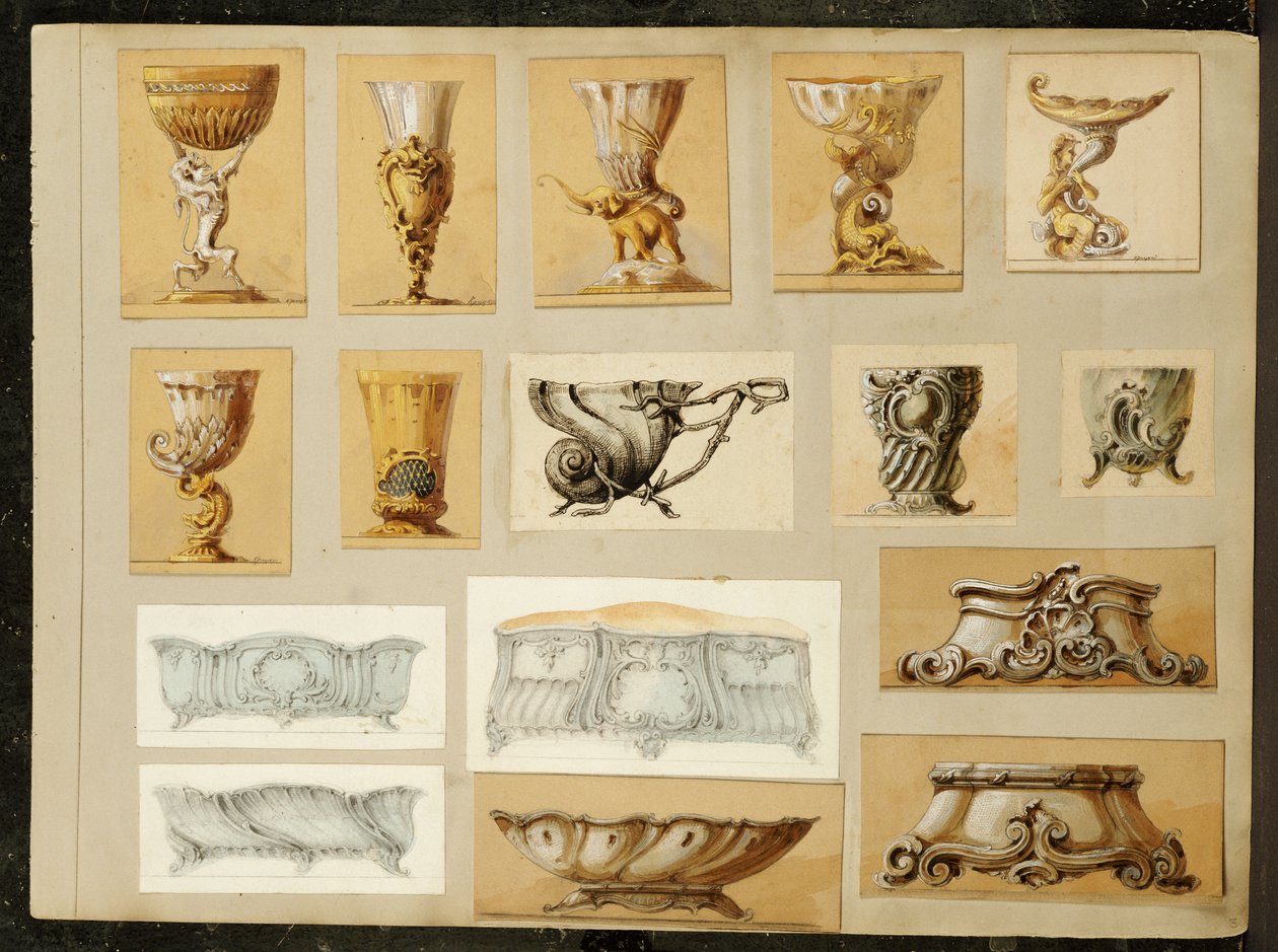 Selezione di disegni, Casa di Carl Faberge da Carl Fabergé