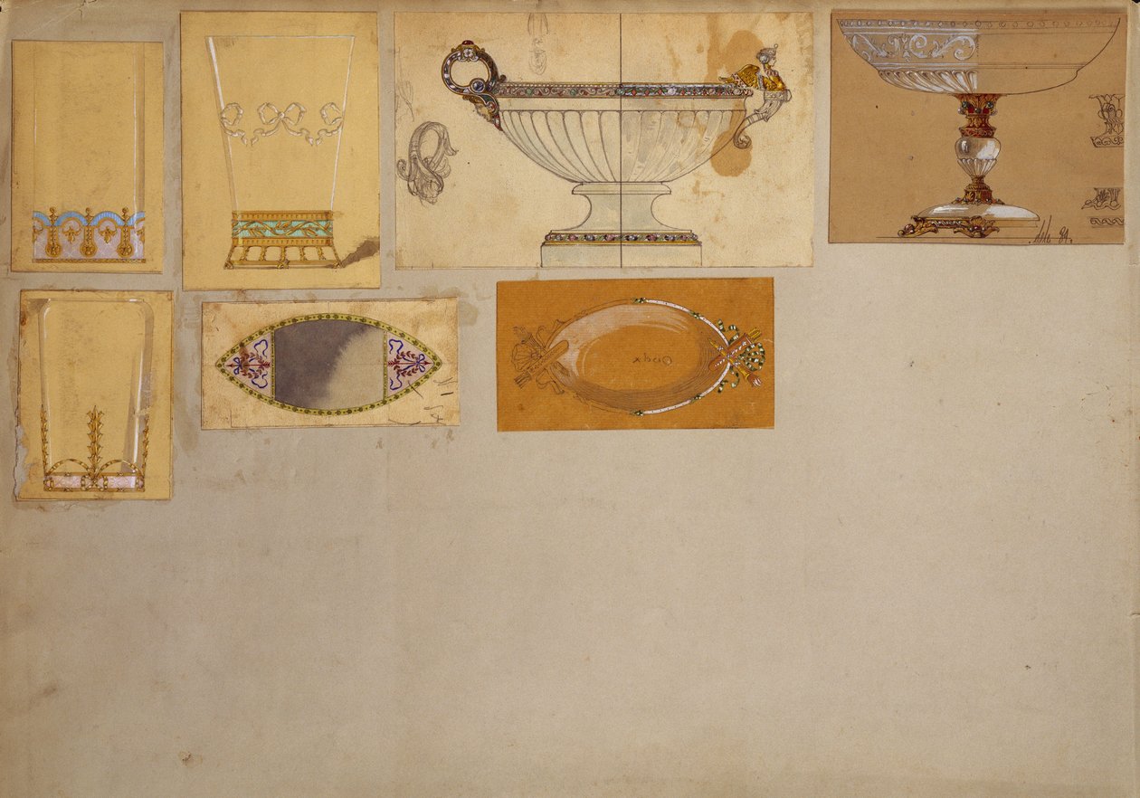 Selezione di disegni, Casa di Carl Fabergé da Carl Fabergé