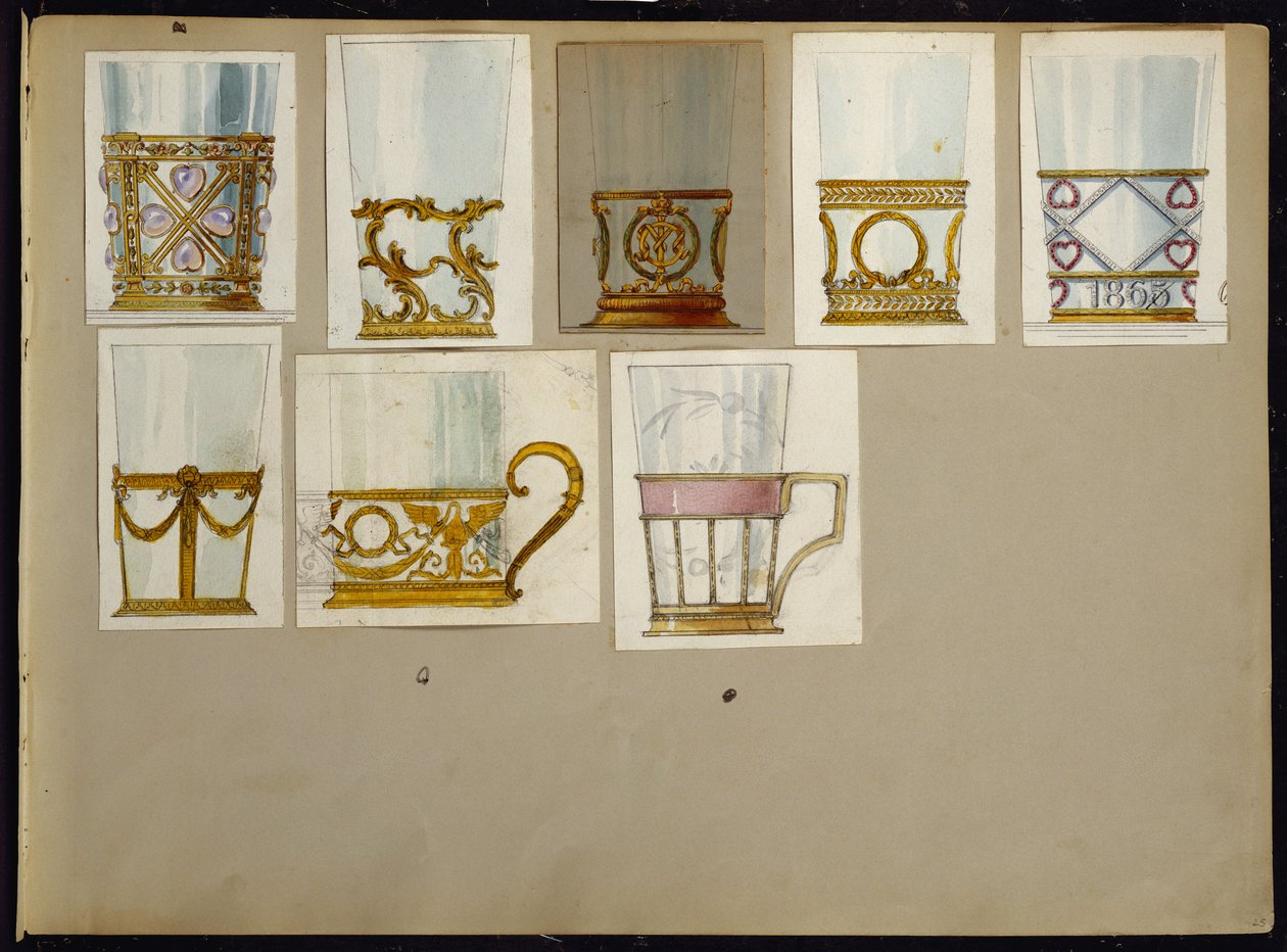 Selezione di disegni, Casa di Carl Fabergé da Carl Fabergé