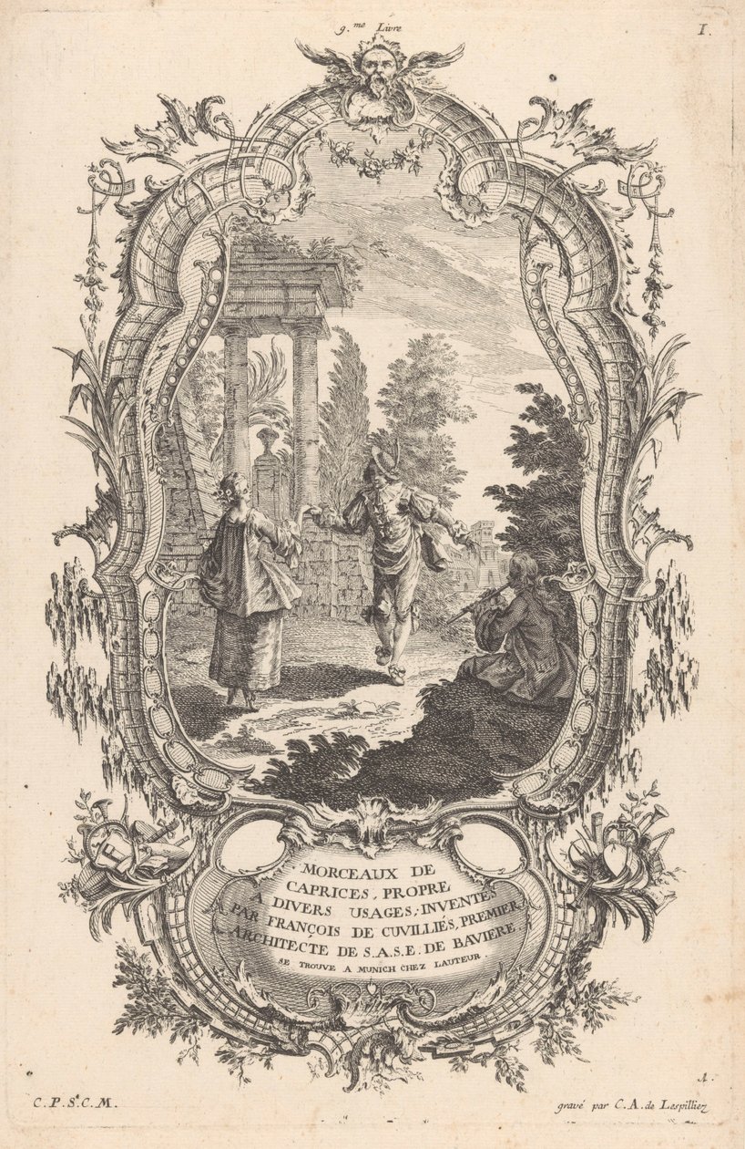 Coppia danzante da Carl Albert von Lespilliez