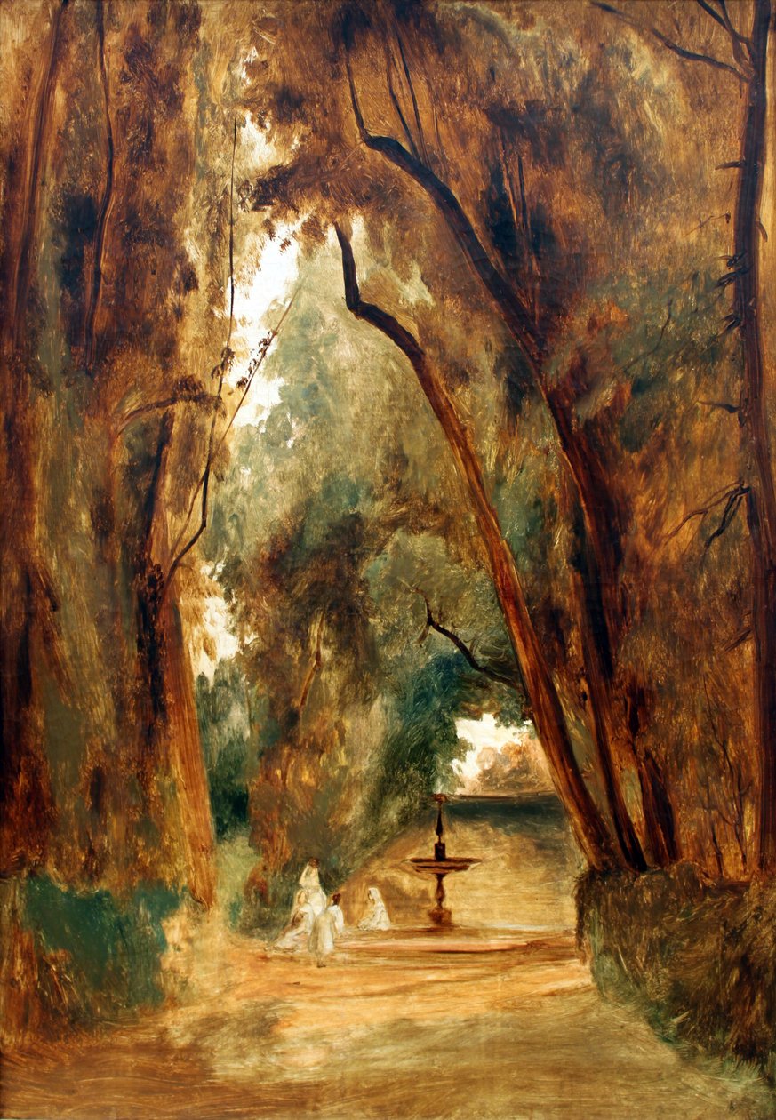 Parco di Villa Borghese da Carl Blechen