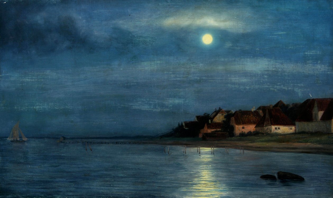 Danese: Chiaro di luna. Hellebæk Chiaro di luna. Hellebæk da Carl Bloch