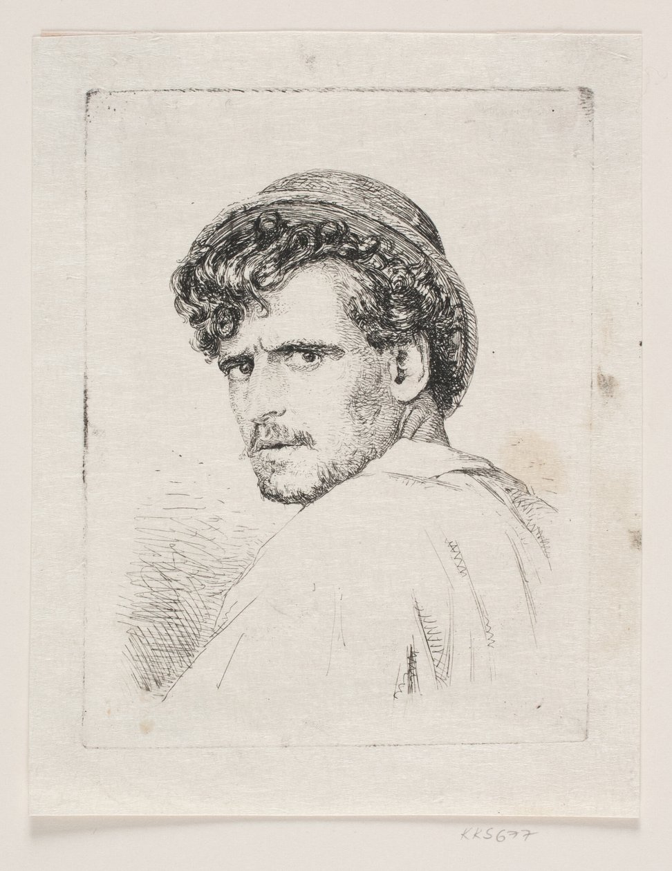 Testa di un italiano da Carl Bloch