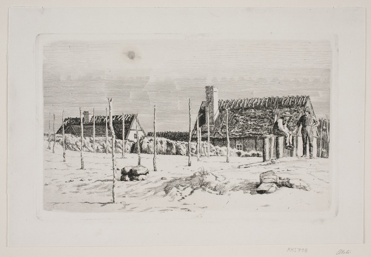 Veduta di Hornbæk. Domenica mattina da Carl Bloch