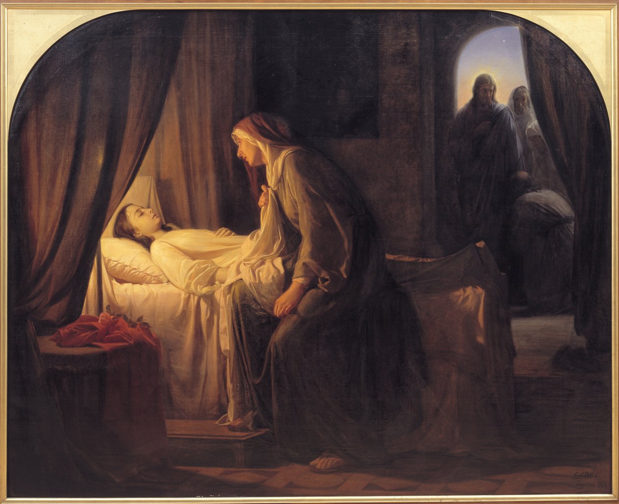 La figlia di Giairo da Carl Bloch
