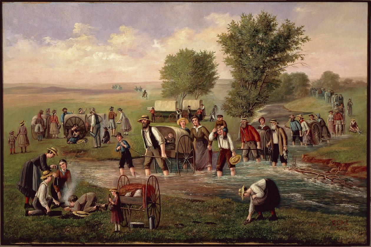 La Compagnia dei carretti a mano, Carl Christian Anton Christensen (1832-1912) da Carl Christian Anton Christensen