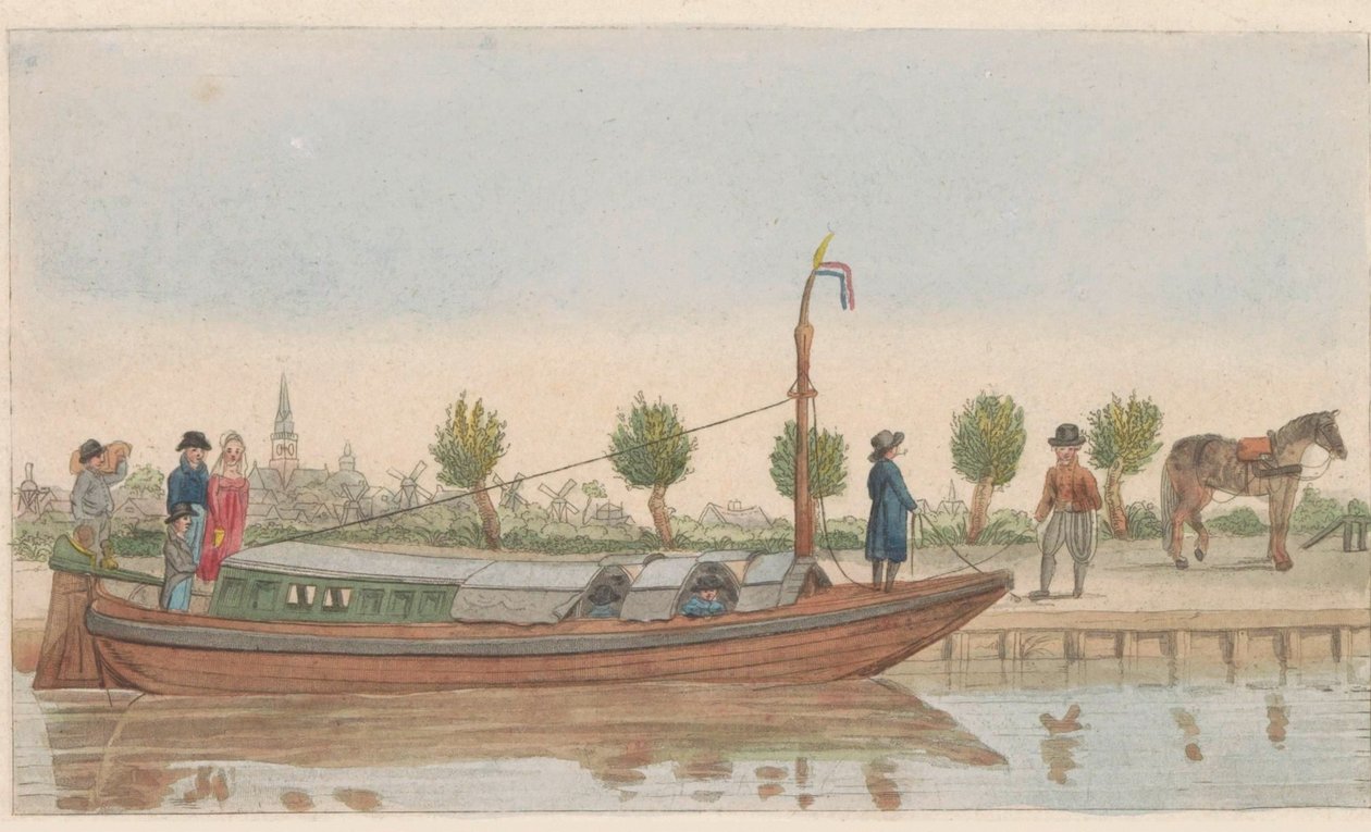 Barca da traino, 1824 da Carl Cristiaan Fuchs