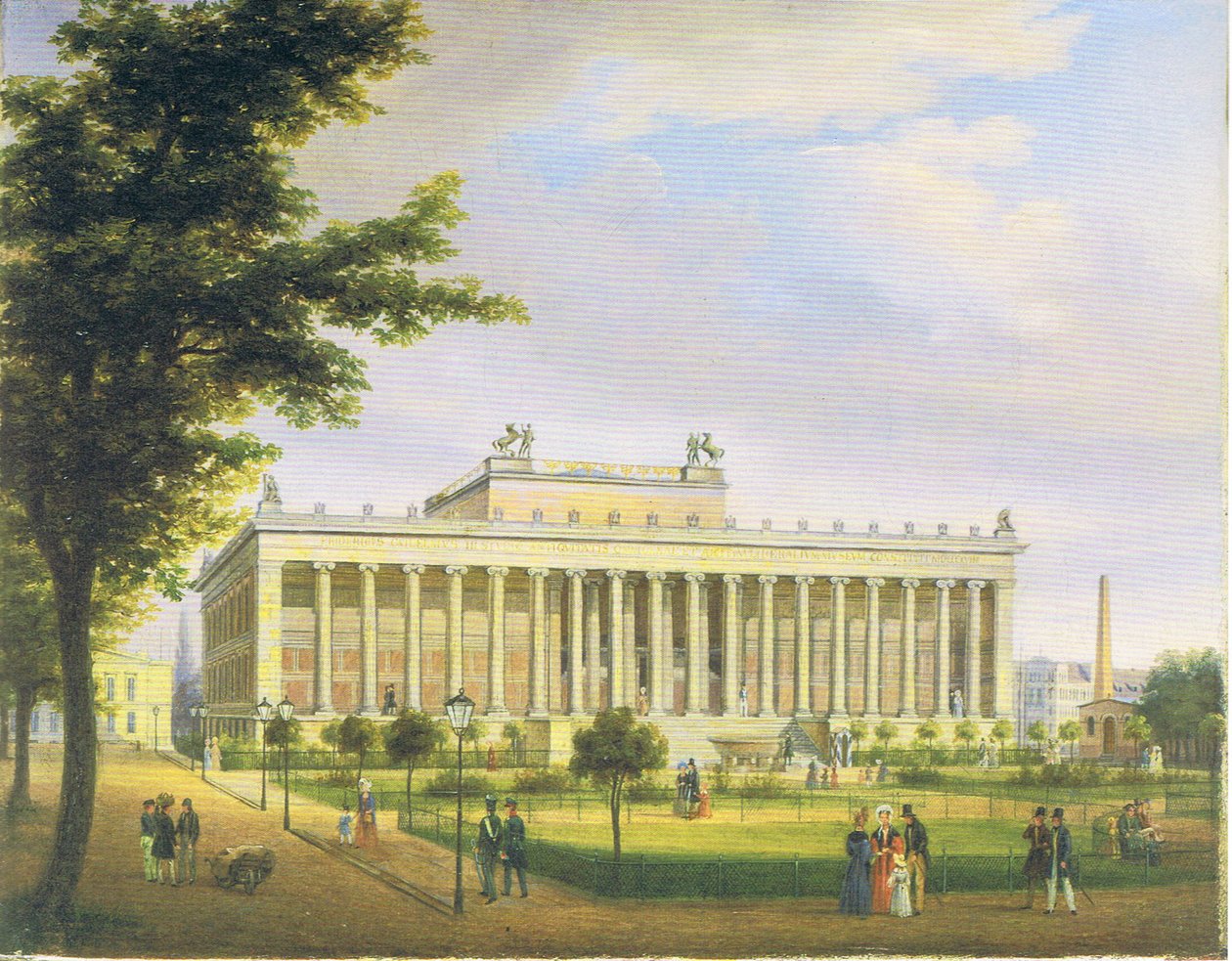 Il vecchio museo di Berlino da Carl Daniel Freydanck
