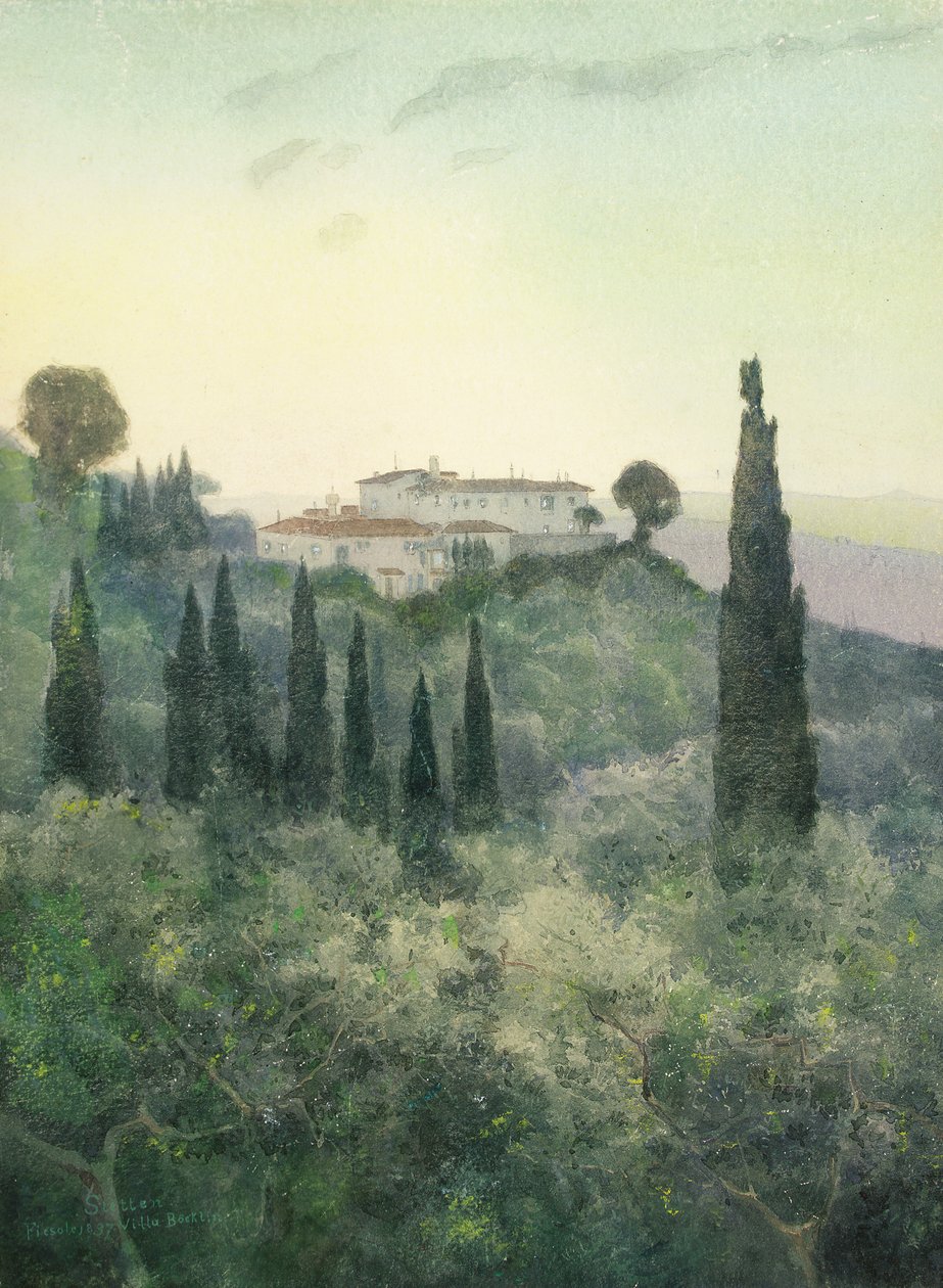 Villa Bocklin, Fiesole da Carl Ernest von Stetten