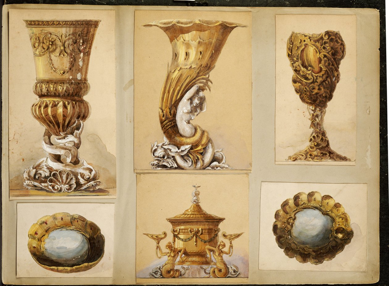 Selezione di disegni, Casa di Carl Fabergé da Carl Fabergé