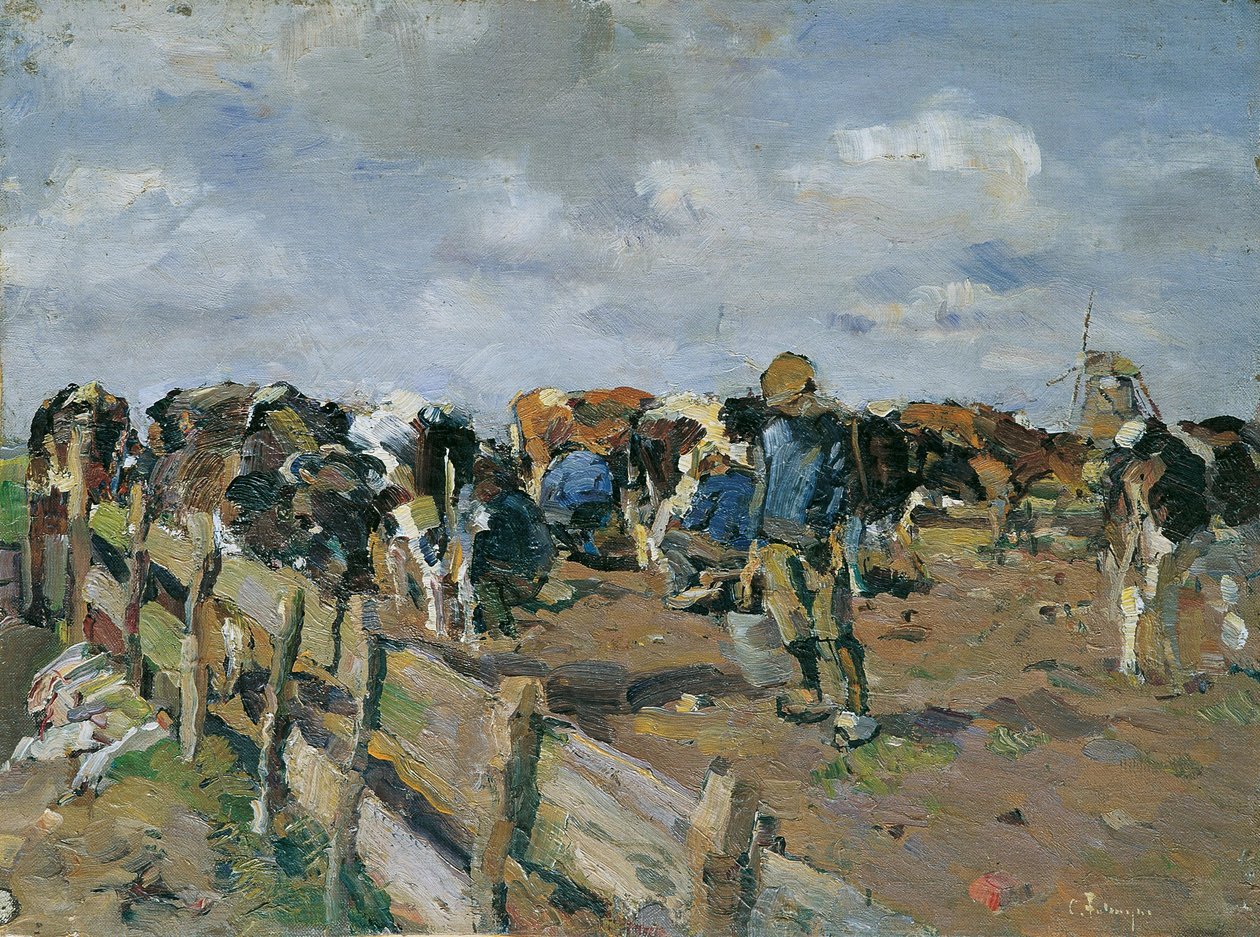 Mungere le mucche da Carl Fahringer