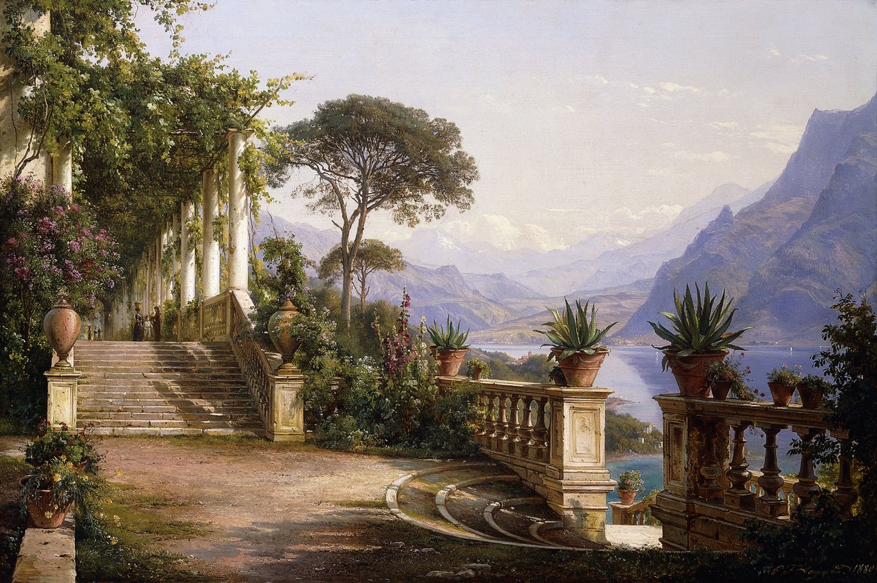 Loggia Fra Como, 1880 da Carl Frederick Aagaard