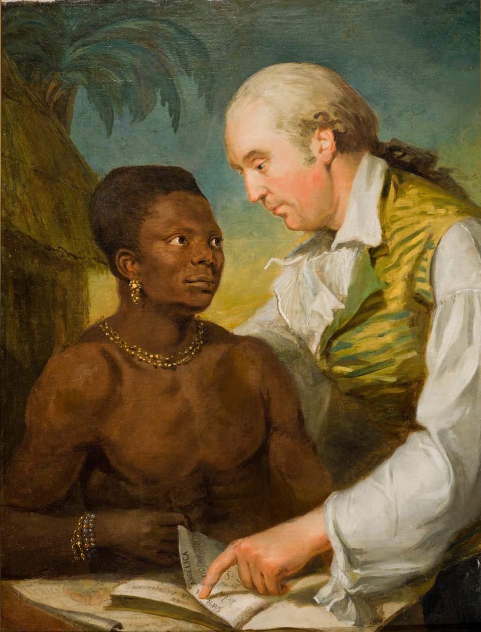 Doppio ritratto di Carl Bernhard Wadström (1746-1799) e del principe Peter Panah da Carl Frederik von Breda