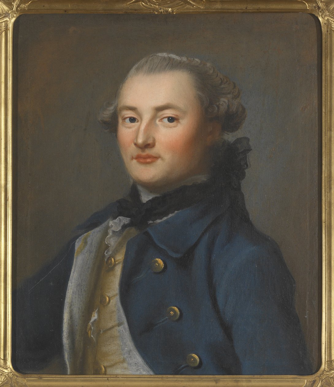 Ritratto del conte Georg Magnus Sprengtporten, politico svedese, finlandese e russo da Carl Fredrich Brander