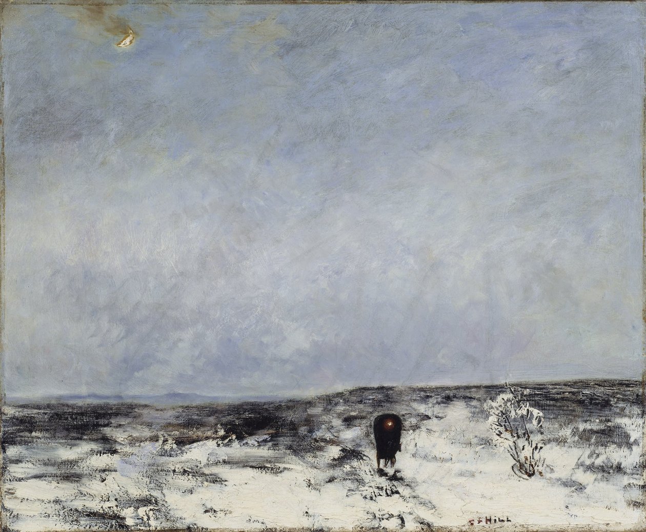 Paesaggio di brughiera con una carrozza da Carl Fredrik Hill