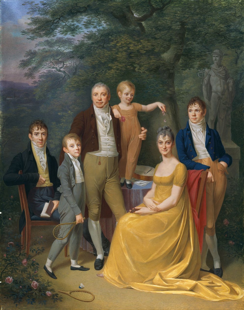 Ritratto di famiglia da Carl Friedrich Demiani